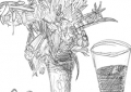 Nature morte - Stylo bille noir - 1998